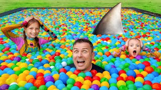 Colorful Ball Pool Adventure with Dad [upl. by Ytteb256]