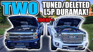 TEST DRIVE AND 4WD BOOSTED LAUNCH WITH DELETEDTUNED L5P DURAMAX  CRAZY BURNOUT [upl. by Llertnor]