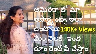 Our Community Apartments tour in USA  Apartments in Durham USA vlog  Swaroopa Anil Vlogs [upl. by Leontine991]