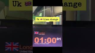 Uk time change 2024 uk time [upl. by Dorrej]