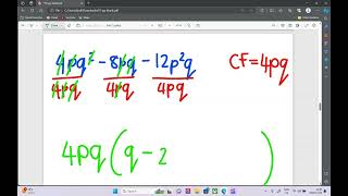 Grade 10 Algebra  Factorising using common factors [upl. by Adriaens]