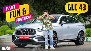 2024 Mercedes AMG GLC 43 Coupe  First Drive Review  All The SUV You Will Need  autoX [upl. by Anilocin]