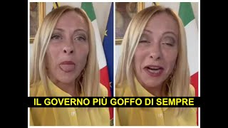 IL GOVERNO PIÙ GOFFO DI SEMPRE 🤣 [upl. by Gnaig]