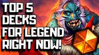 Best Hearthstone Decks For Legend Right Now [upl. by Quartas392]