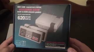 Reviewing A NES Knockoff The 620 In 1 Mini Game Console [upl. by Garin53]