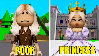 POOR TO PRINCESS Brookhaven Roleplay [upl. by Kenison]