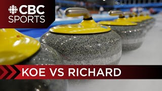 Penticton Curling Classic 2023 Sheet C  Koe vs Richard  CBC Sports [upl. by Estele]