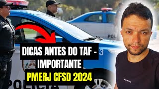 DICAS PARA O TAF PMERJ SOLDADO 2024 [upl. by Pontus]