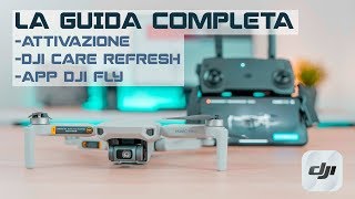 DJI MAVIC MINI LA GUIDA per LATTIVAZIONE e LA CONFIGURAZIONE INIZIALE  App Dji Fly nel DETTAGLIO [upl. by Ffoeg]