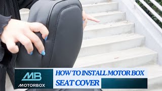 How to Install a MotorBox™ Seat Cover [upl. by Alma]