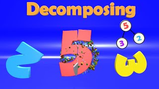 Decomposing Numbers  Number Bonds  Decomposing and Number Bonds for Kids  What are Number Bonds [upl. by Aimej]