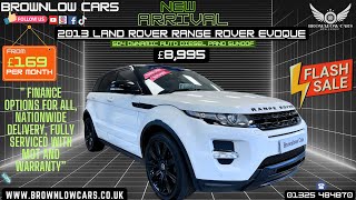 quot2013 Range Rover Evoque SD4 Dynamic  Luxurious Diesel SUV for Salequot [upl. by Wauters]