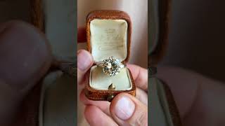 What’s in this 100 year old box Bulgari 502 Carat Vintage Engagement Ring engagementring [upl. by Llerrehc534]