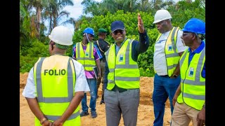 SENATOR TOKUNBO ABIRU INSPECTS SAIL INNOVATION LAB SPORTS CENTRE UNDER CONDTRUCTION IN IBEJU LEKKI [upl. by Anyal620]