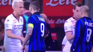 Maxi Lopez refuse Handshake of Mauro Icardi Inter vs Torino 2016 [upl. by Luigino820]