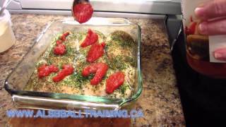 How To Make Healthy Chicken Parmesan Recipe [upl. by Htessil]