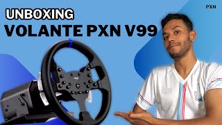 ✅ UNBOXING VOLANTE PXN V99 MOSTRANDO CADA DETALHE [upl. by Yemerej]