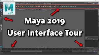 Intro to Maya 2019 Interface Tour [upl. by Kemp]