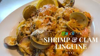 Shrimp amp Clam Linguine Recipe  QUICKIES [upl. by Edya]