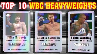 Top 10 WBC Heavyweight Boxers In The World 2024 [upl. by Iruy927]