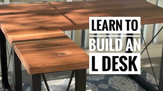 Learn to build an L Shaped Desk Step by Step [upl. by Kampmeier448]