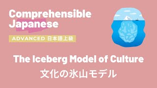 Advanced Japanese 日本語上級 Comprehensible Input🇯🇵🎧The Iceberg of Culture 文化の氷山モデル [upl. by Nakashima180]