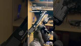 quotThe SIG SAUER 1911 Emperor Scorpion CO2Powered 45mm Steel BB with Colt Commander Blowback Slidequot [upl. by Harelda]