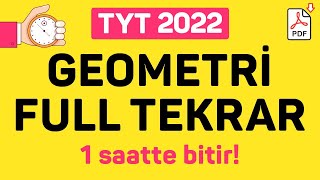 TYT GEOMETRİ FULL TEKRAR  2022  PDF  ŞENOL HOCA [upl. by Riem]