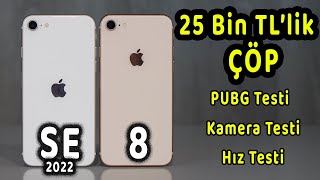 iPhone SE 3 Nesil alınır mı 2023   iPhone 8 Karşılaştırma  PUBG Test [upl. by Ahcatan]