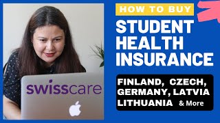 SWISSCARE International Student Health Insurance  How to Buy Step by step Guide Finland Germany [upl. by Daniella]