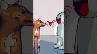 Odd1sout eating spiders odd1sout shorts spiders animationmeme memes tiktok dog dogshorts [upl. by Banky]