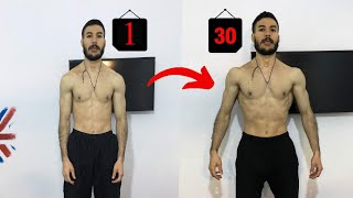 50 Push ups a day for 30 days RESULTS  Body transformation [upl. by Ahsocin769]