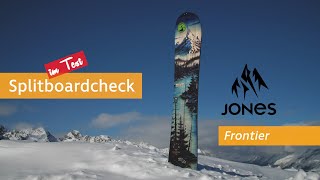 Jones Frontier  Splitboardtest von mrsplitboards [upl. by Anaib551]