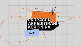 Proračun akreditiranih korisnika programa Erasmus [upl. by Wolenik]