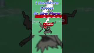 1 Honchkrow Sweeps An Uber Player On Pokemon Showdown [upl. by Brackett]