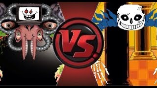 OMEGA FLOWEY VS ULTRA SANS IN A NUTSHELL [upl. by Ragas]