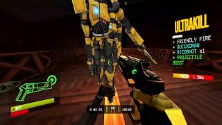 Ultrakill  prelude Xtreme X02  blast furnace  brutal P rank  prelude weapons only [upl. by Fakieh]