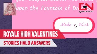 Royale High Valentines Halo 2023 Answers [upl. by Noby449]