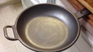 Stripping and Seasoning a Lodge PreSeasoned Cast Iron Skillet [upl. by Sirtaeb]