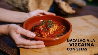 Bacalao a la vizcaína con setas  Setas del Mundo [upl. by Sephira581]