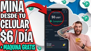 POR FIN 🎁 MEJOR App para MINAR con el CELULAR 2023 🟢  MAQUINA GRATIS [upl. by Garvin417]