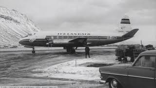 Vickers Viscount Takeoff from Ísafjörður 1967 [upl. by Gauthier506]