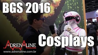 BGS 2016 conversamos com Changeman Geraldão Agente 47 e toda a galera de cosplay [upl. by Maud20]