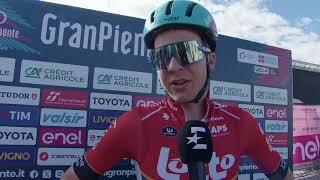 Florian Vermeersch  Interview at the start  Gran Piemonte 2024 [upl. by Ameluz163]