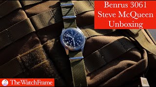 Benrus 3061 Steve McQueen unboxing [upl. by Yendor143]