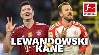 Robert Lewandowski vs Harry Kane – Clash Of The Titans ⚔️ [upl. by Matlick]