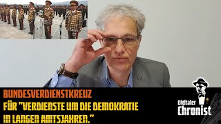 Bundesverdienstkreuz für quotVerdienste um die Demokratie in langen Amtsjahrenquot [upl. by Diba]