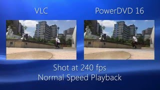 PowerDVD  Slow Motion Playback Comparison  CyberLink [upl. by Odo]