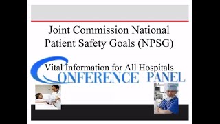 Joint Commission 2022 National Patient Safety Goals NPSG 2022 for Acute Critical Access Hospitals [upl. by Amorete]