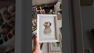 Dibujando a mascotas 🐶🧡✨ art artwork artist drawing short dogportrait illustration [upl. by Reinhold]